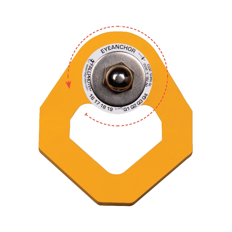 FALLPROTEC yellow anchor