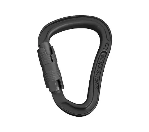 [K0108BB00] SINGING ROCK BORA TWIST LOCK BLACK
