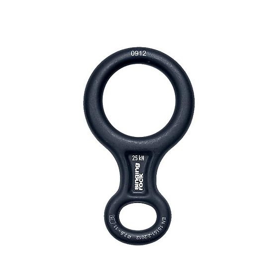 Black singing rock figure 8 black
