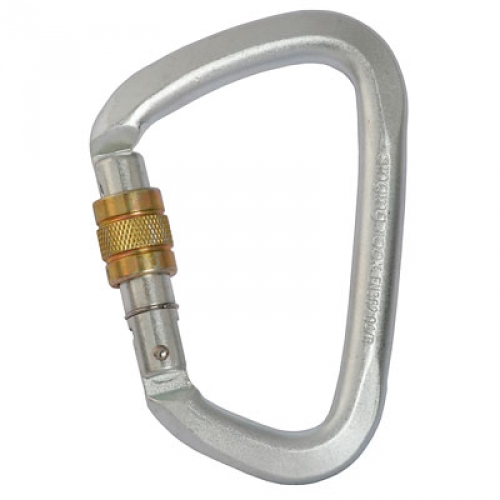 Singing Rock D Screw Gate Steel 1 Singing Rock D Screw Gate Steel