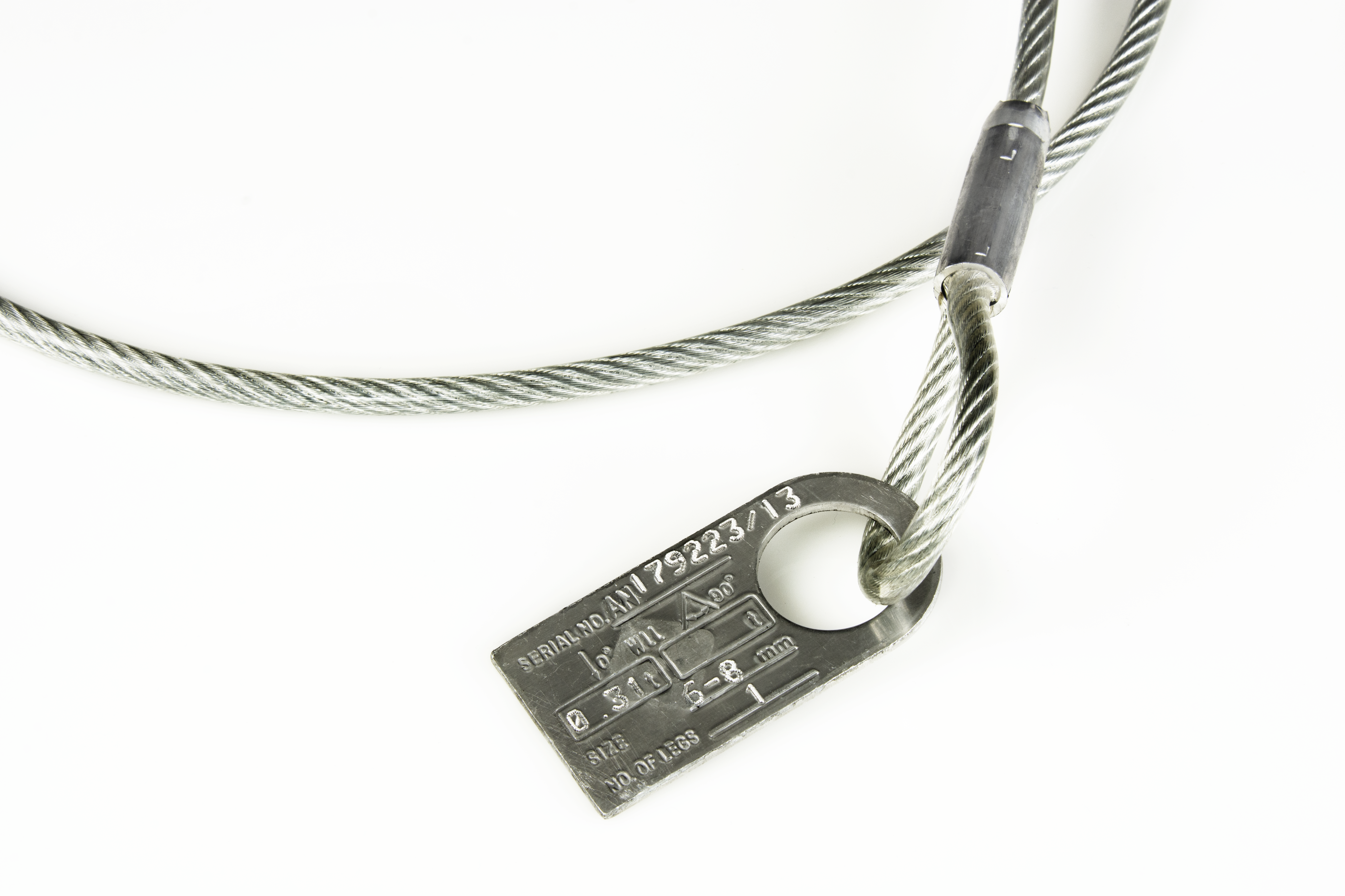 DXP-11300 steel lanyard tracking tag