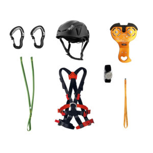 ropes course with ziplines kit